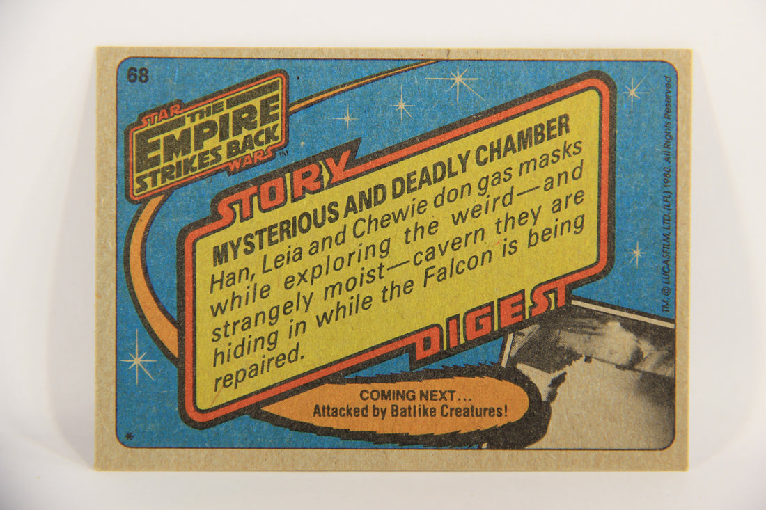 Star Wars Empire Strikes Back Card #68 Mysterious And Deadly Chamber ENG Topps L020223