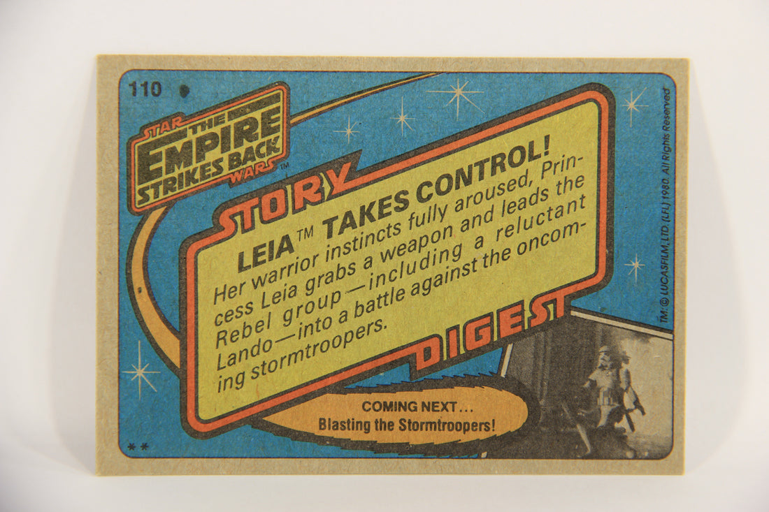 Star Wars Empire Strikes Back Trading Card #110 Leia Takes Control ENG Topps L020257