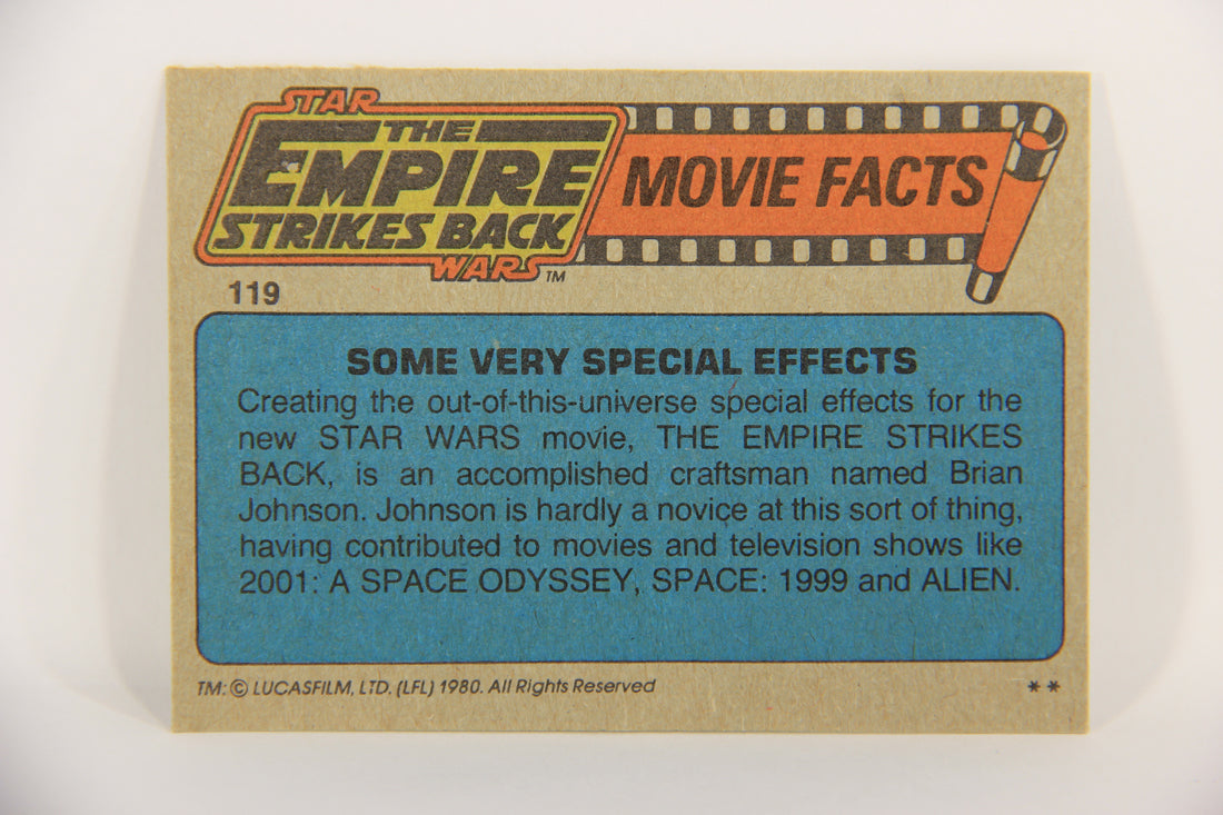 Star Wars Empire Strikes Back Trading Card #119 Falcon On Hoth ENG Topps L020265