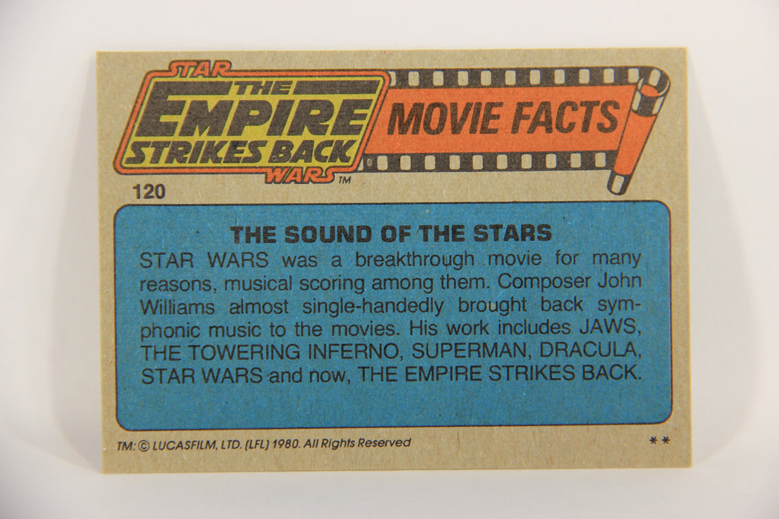 Star Wars Empire Strikes Back 1980 Trading Card #120 Snow Walkers ENG Topps L020266