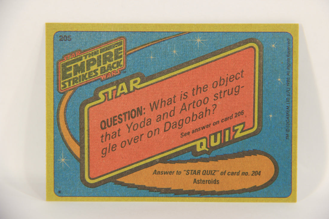 Star Wars Empire Strikes Back Trading Card #205 Tears Of A Princess Topps ENG L020281