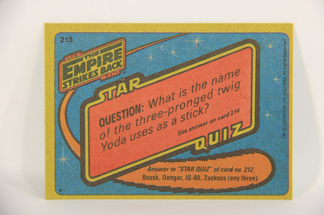 Star Wars Empire Strikes Back Card #213 Courage Of Skywalker ENG Topps L020282