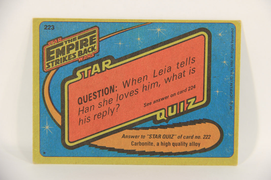 Star Wars Empire Strikes Back Card #223 On The Verge Of Defeat ENG Topps L020283