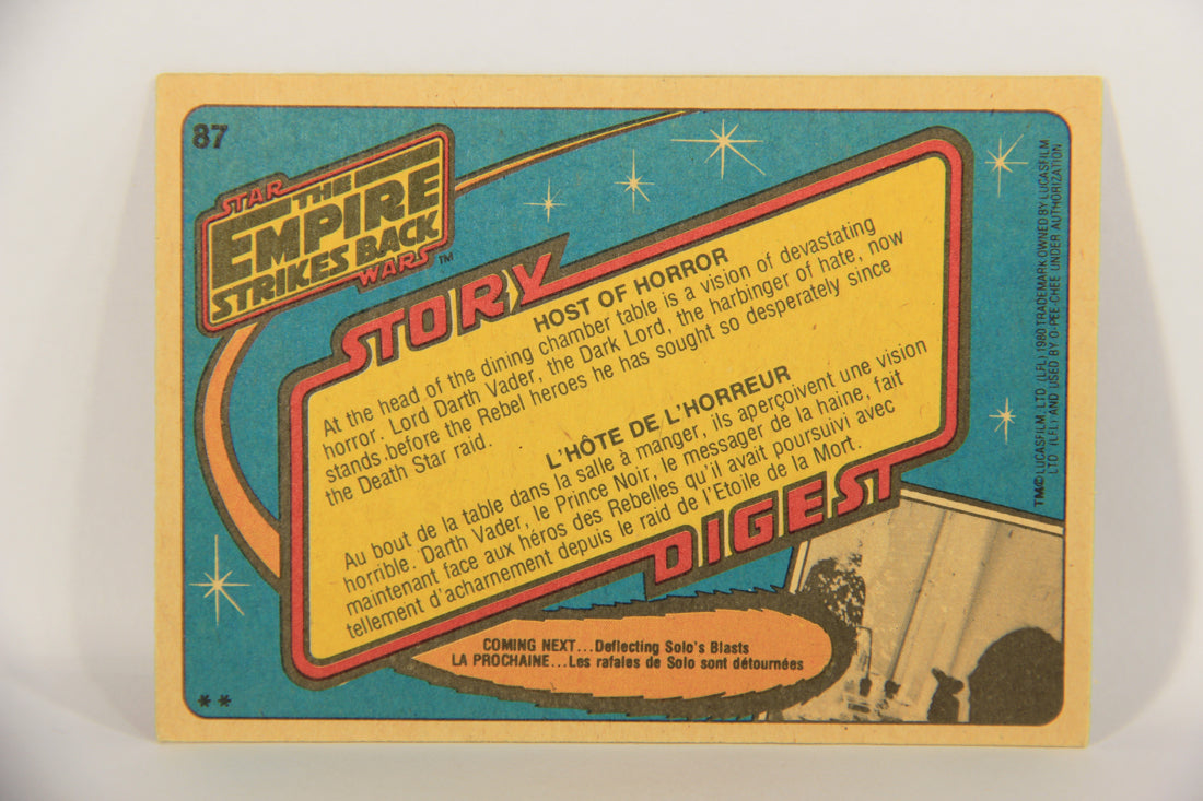 Star Wars The Empire Strikes Back Trading Card #87 Host Of Horror FR-ENG OPC L020367