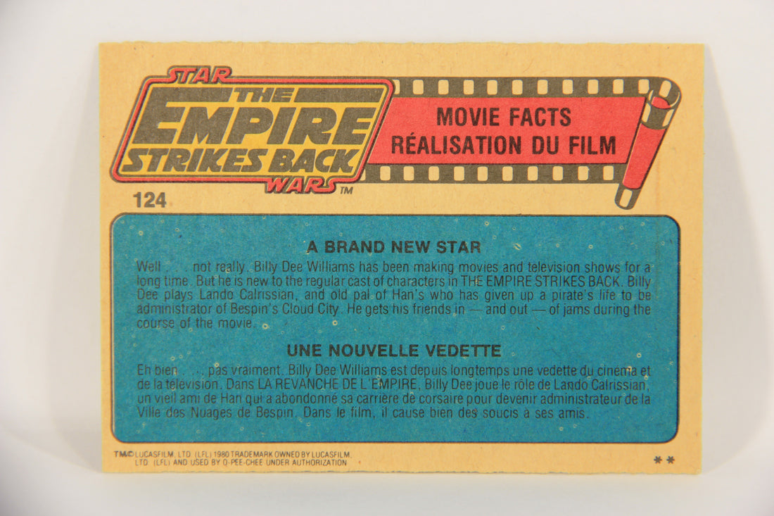 Star Wars Empire Strikes Back Trading Card #124 Cloud City FR-ENG OPC L020399