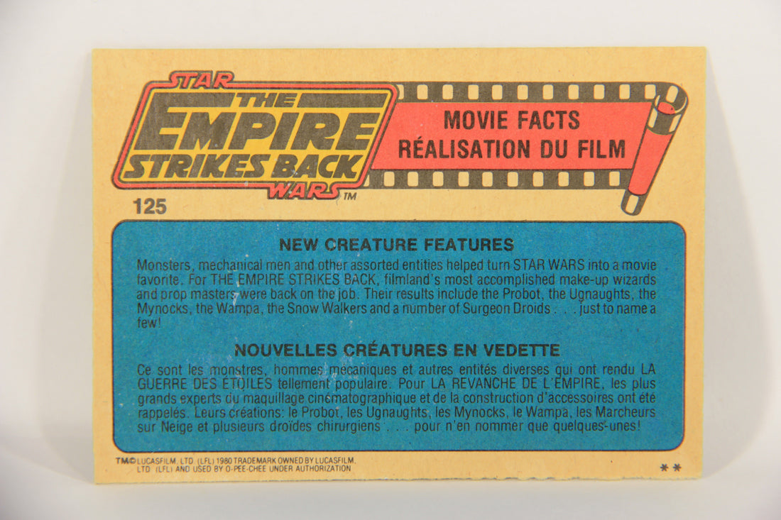 Star Wars Empire Strikes Back Trading Card #125 Lando's Greeting FR-ENG OPC L020400