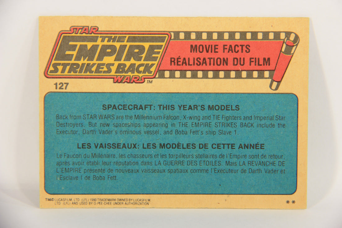 Star Wars Empire Strikes Back Trading Card #127 Luke Battling Darth FR-ENG OPC L020402