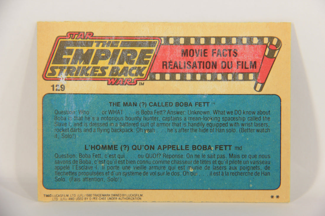 Star Wars Empire Strikes Back Trading Card #129 Rescue FR-ENG O-Pee-Chee L020403