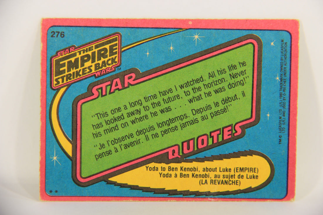 Star Wars Empire Strikes Back Trading Card #276 IG-88 FR-ENG O-Pee-Chee L020415