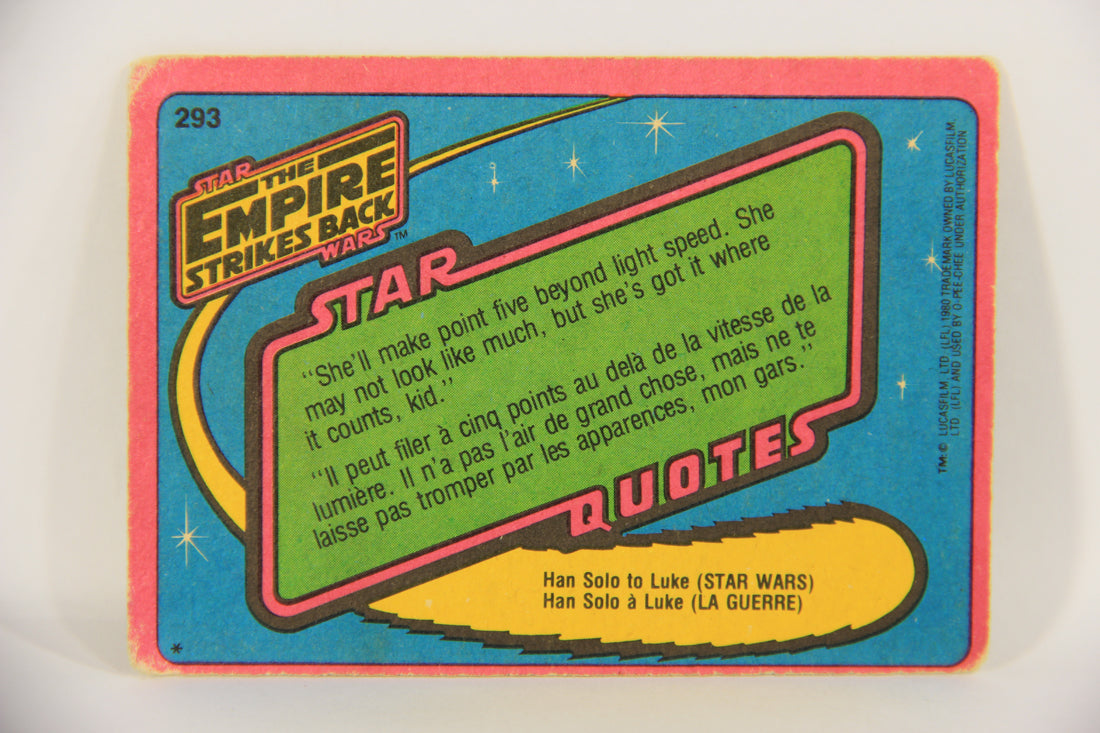 Star Wars Empire Strikes Back Card #293 Magnificent Rebel Starship FR-ENG OPC L020431
