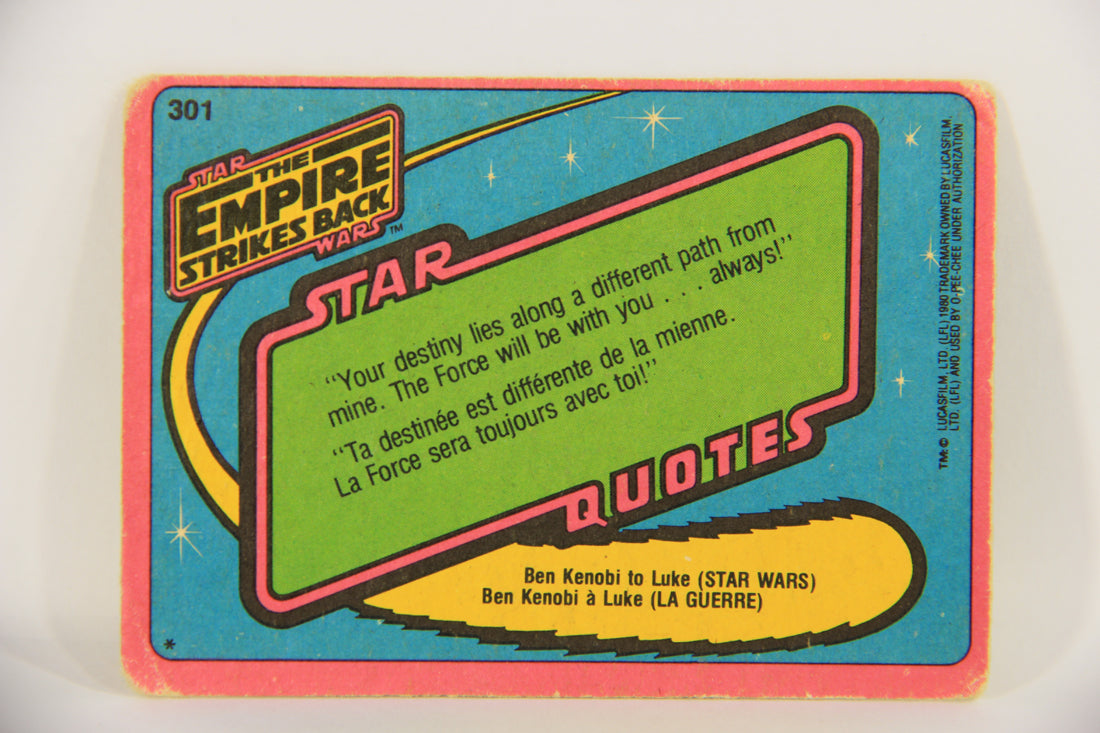 Star Wars Empire Strikes Back Trading Card #301 Luke Long Overdue FR-ENG OPC L020439