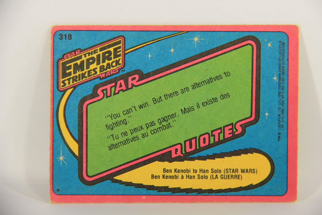 Star Wars The Empire Strikes Back Card #318 The Ominous One FR-ENG OPC L020455