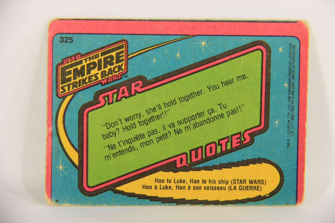 Star Wars Empire Strikes Back Card #325 The Icy Plains Of Hoth FR-ENG OPC L020461