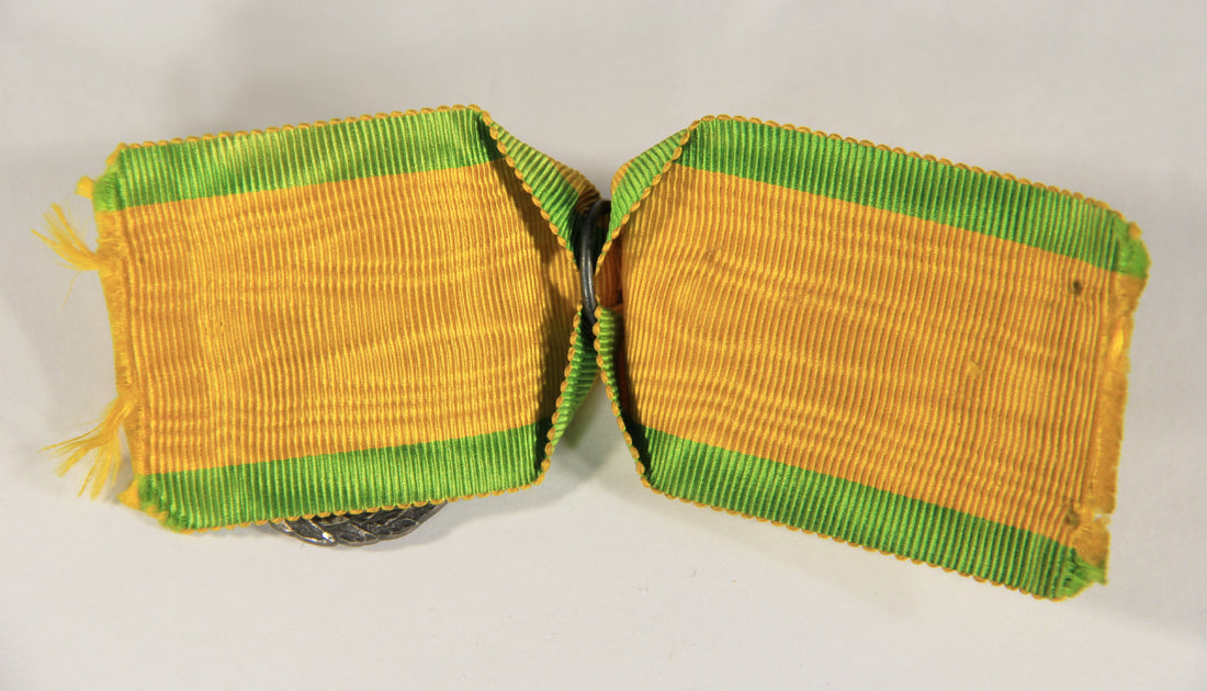 France 1873-1878 Médaille Militaire Type 4a1 - RARE Cuirasse BIFACE Silver Vermeil L020503