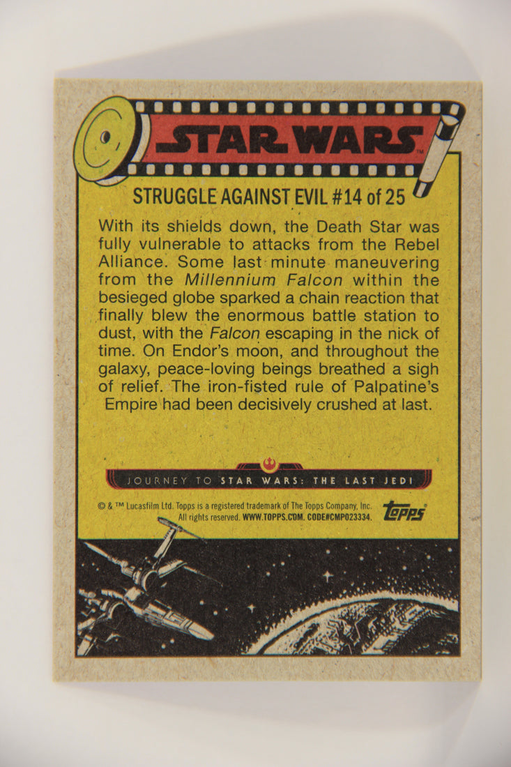 SW The Last Jedi Journey 2017 Card #39 Another Rebel Victory ENG Purple L020546