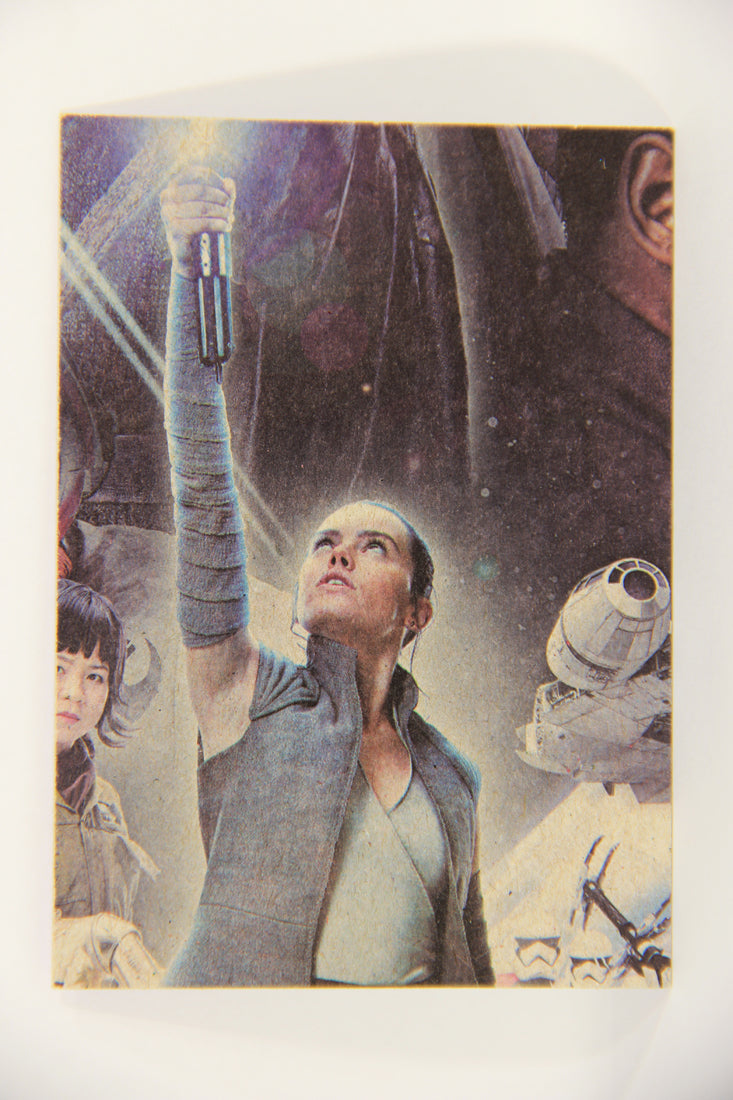 SW The Last Jedi Journey 2017 Trading Card #95 Rushing To Attack ENG Purple L020602