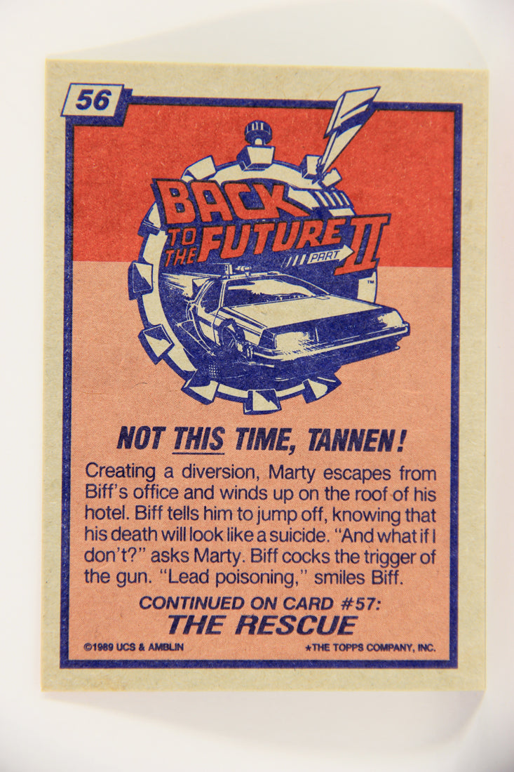 Back To The Future II 1989 Trading Card #56 Not This Time Tannen L020751
