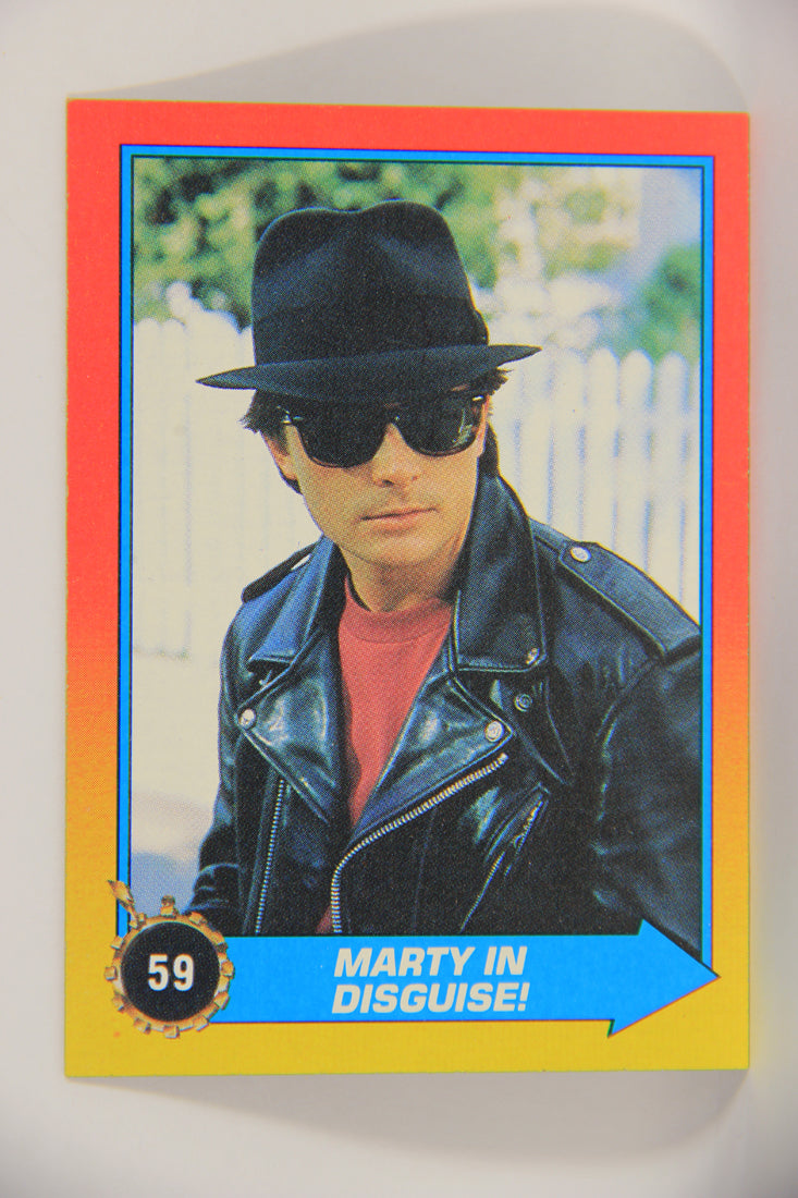 Back To The Future II 1989 Trading Card #59 Marty in Disguise L020753