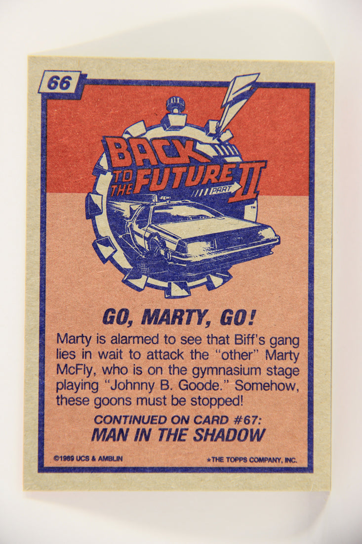 Back To The Future II 1989 Trading Card #66 Go Marty Go L020757