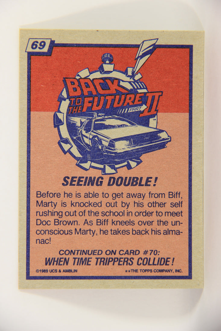 Back To The Future II 1989 Trading Card #69 Seeing Double L020760