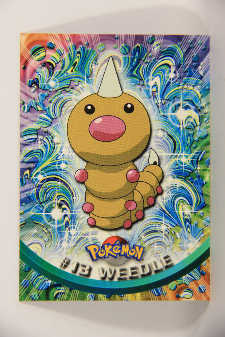 Pokémon Card Weedle #13 TV Animation Blue Logo 1st Print ENG L020820 – AGS Collectibles