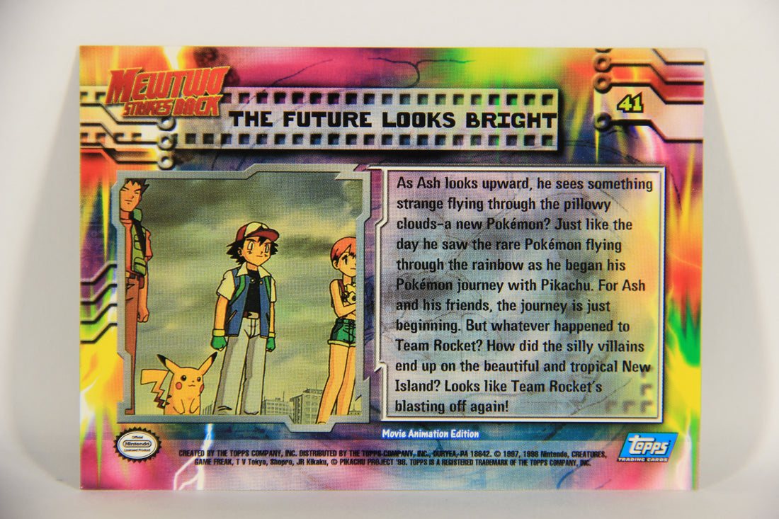 Pokémon Card First Movie #41 The Future Looks Bright - Blue Logo 1st Print ENG L020837