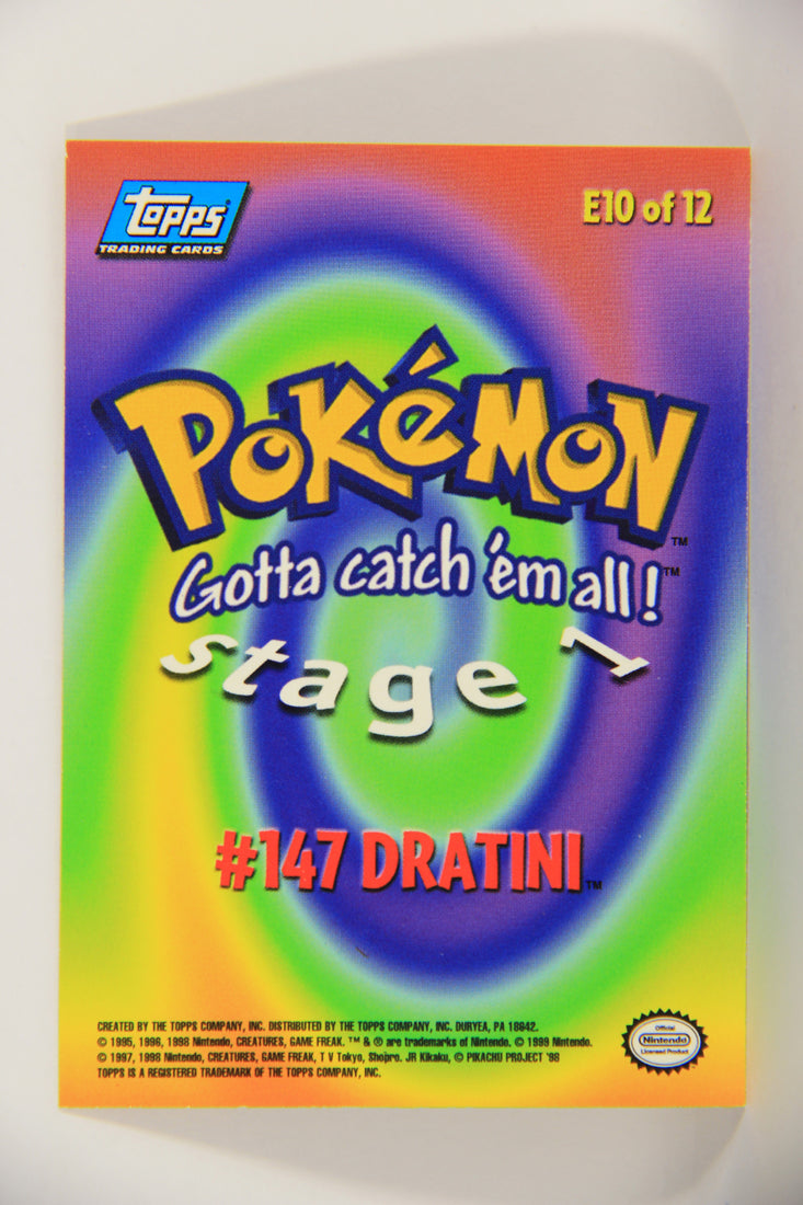 Pokémon Card First Movie #E10 Of E12 Dratini - Stage 1 - Blue Logo 1st Print ENG L020846