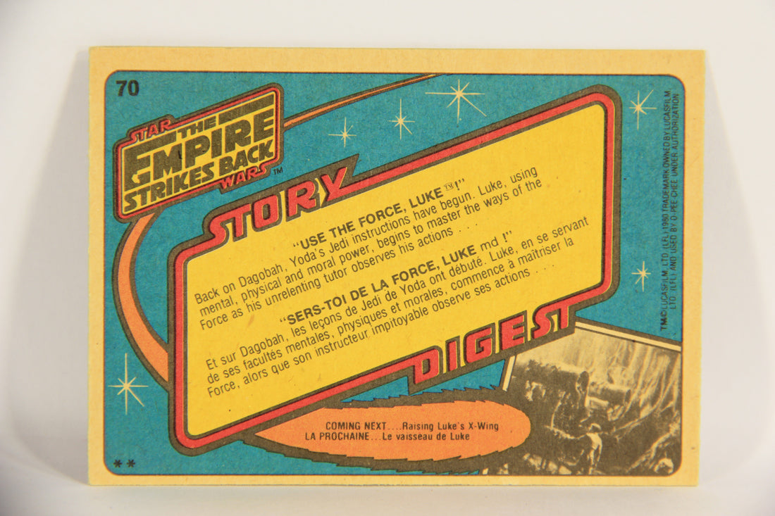 Star Wars The Empire Strikes Back Card #70 Use The Force Luke FR-ENG OPC L020872