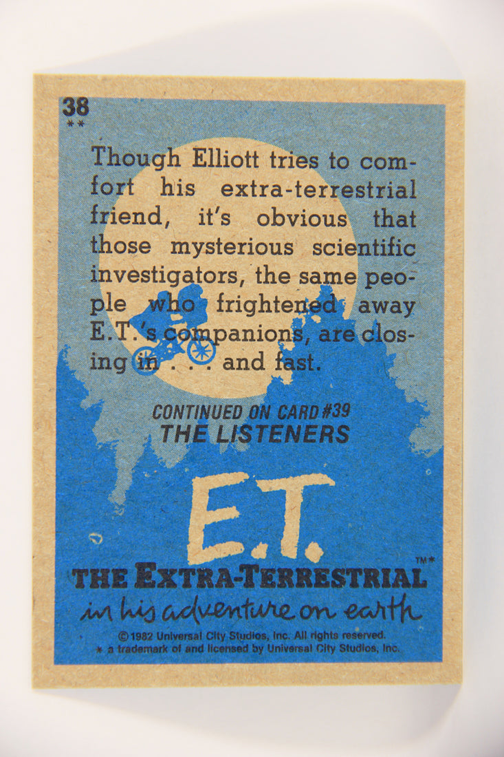 E.T. The Extra-Terrestrial 1982 Card #38 They're Coming To Get Us ENG Topps L021003