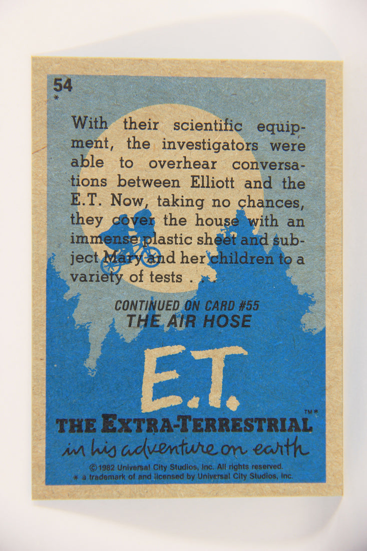 E.T. The Extra-Terrestrial 1982 Trading Card #54 Sterilizing The House ENG Topps L021019