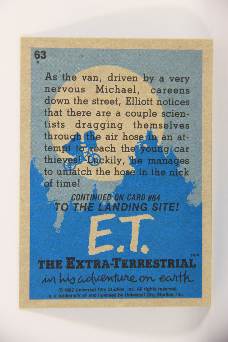 E.T. The Extra-Terrestrial 1982 Trading Card #63 They're Gaining ENG Topps L021028