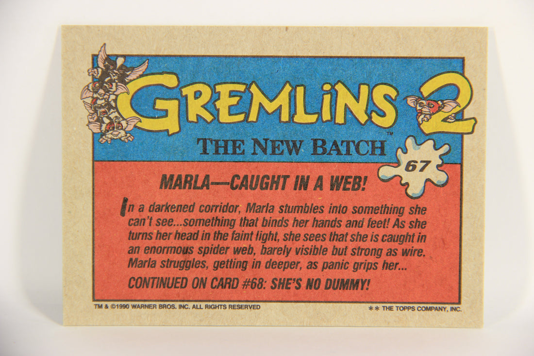 Gremlins 2 The New Batch 1990 Trading Card #67 Marla - Caught In A Web ENG L021090