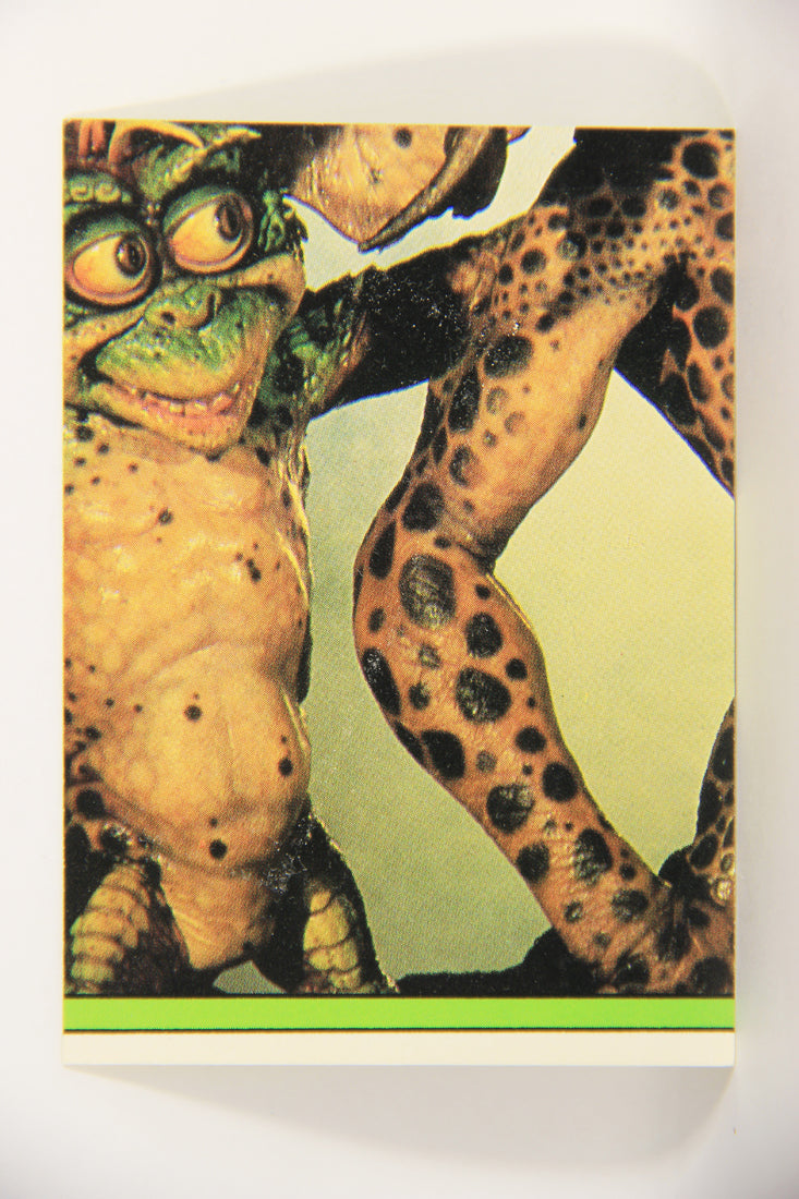 Gremlins 2 The New Batch 1990 Sticker Card #9 It's After Midnight ENG Green L021112