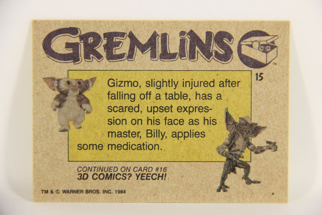 Gremlins 1984 Trading Card #15 Poor Little Gizmo ENG Topps L021130
