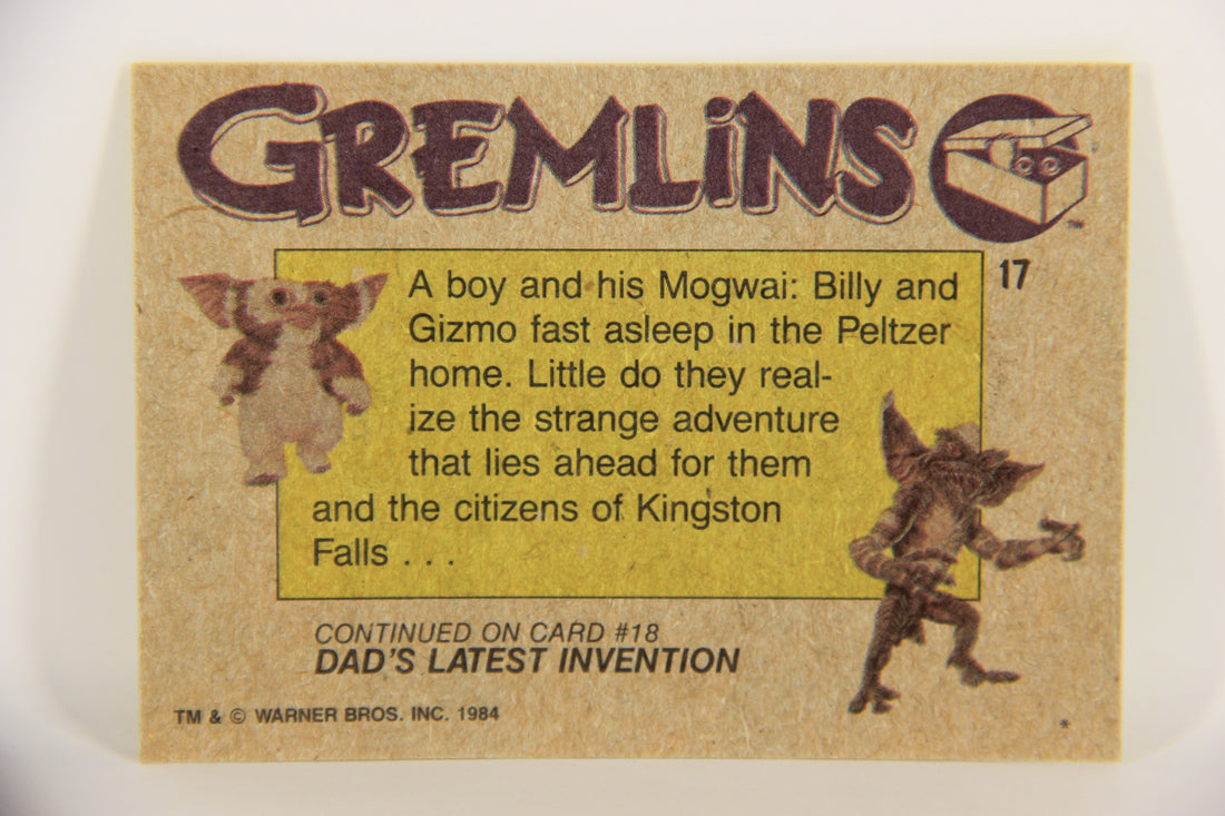 Gremlins 1984 Trading Card #17 Best Of Friends ENG Topps L021132