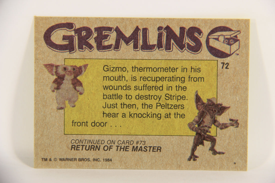 Gremlins 1984 Trading Card #72 Our Victorious Heroes ENG Topps L021187