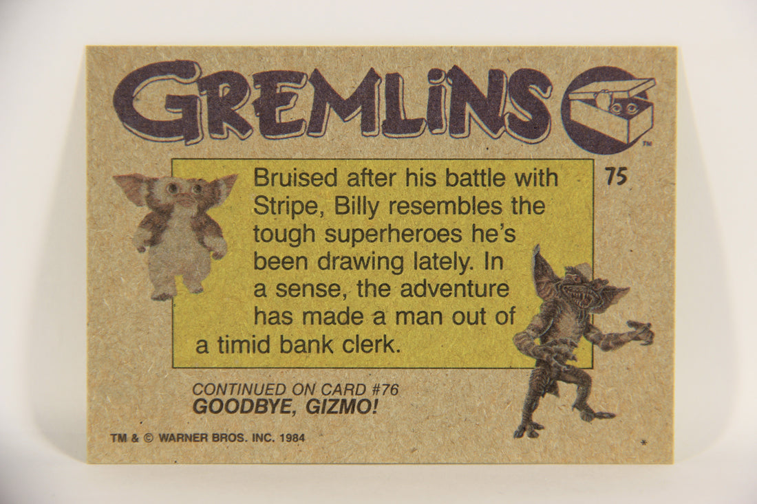 Gremlins 1984 Trading Card #75 Metamorphosis ENG Topps L021190