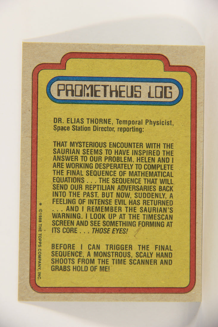 Dinosaurs Attack 1988 Vintage Trading Card #46 Grip Of Horror ENG L021233