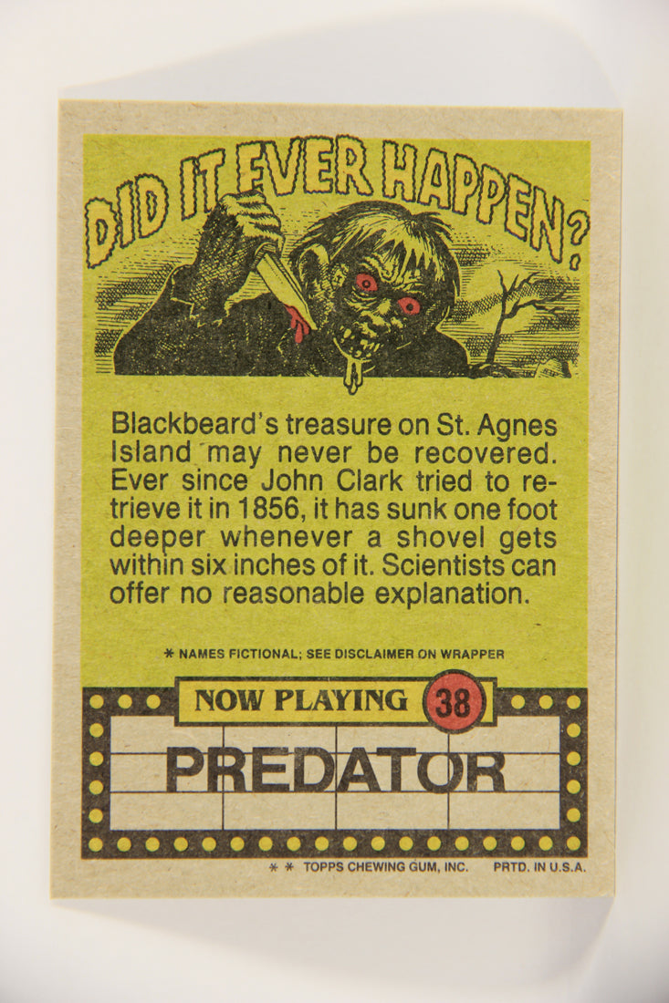 Fright Flicks 1988 Card #38 They Sure Have Ugly Girls In This Neighborhood - Topps L021260