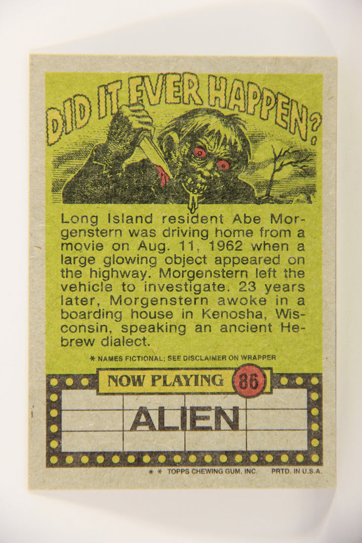 Fright Flicks 1988 Card #86 Whadda You Mean Success Has Gone To My Head - Topps L021278