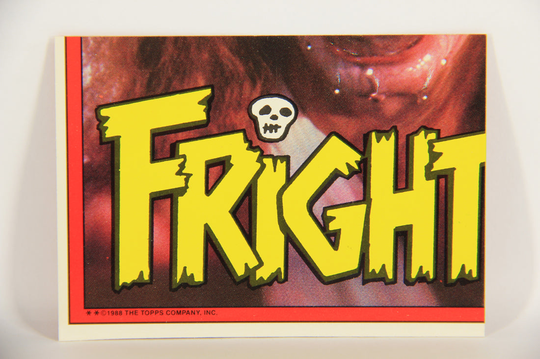 Fright Flicks 1988 Trading Card Sticker #5 Do The Freddy - NOES ENG Topps L021287