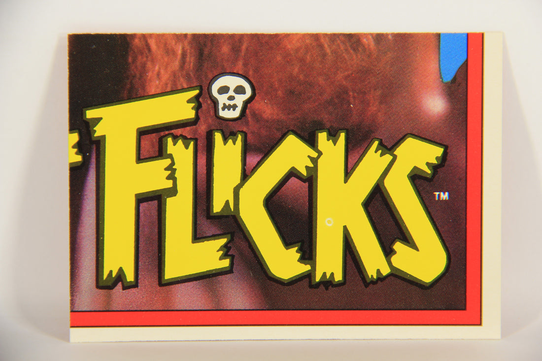 Fright Flicks 1988 Sticker Card #11 Pumpkinhead - Vengeance The Demon Topps L021293
