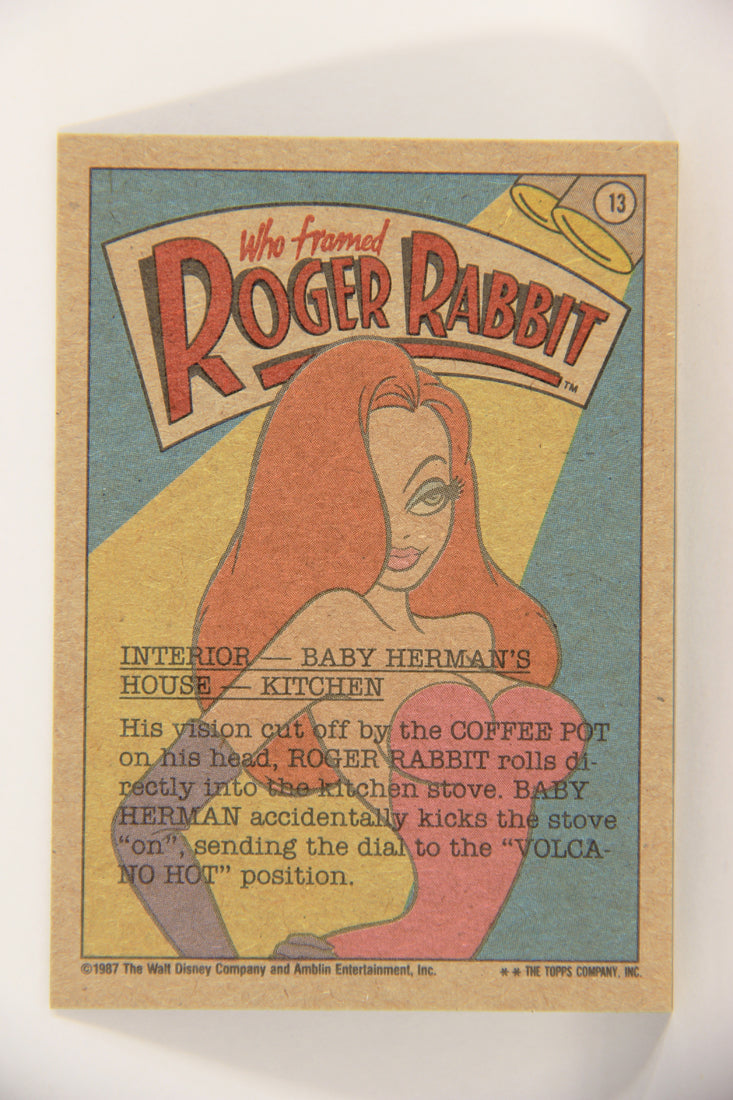 Who Framed Roger Rabbit 1988 Trading Card #13 A Step In The Wrong Direction ENG L021372