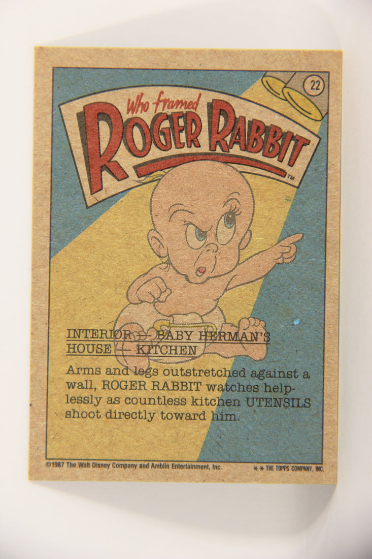 Who Framed Roger Rabbit 1988 Trading Card #22 Sharp Shooters ENG Topps L021381