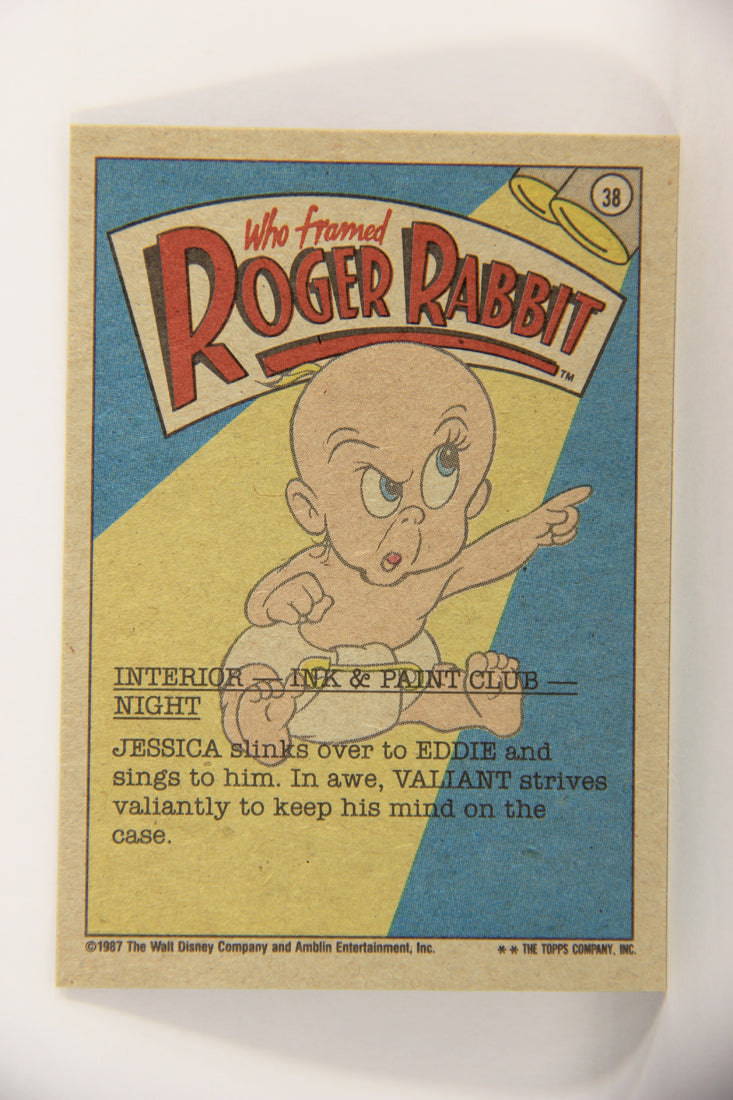 Who Framed Roger Rabbit 1988 Trading Card #38 Can Jessica Be Trusted ENG Topps L021397