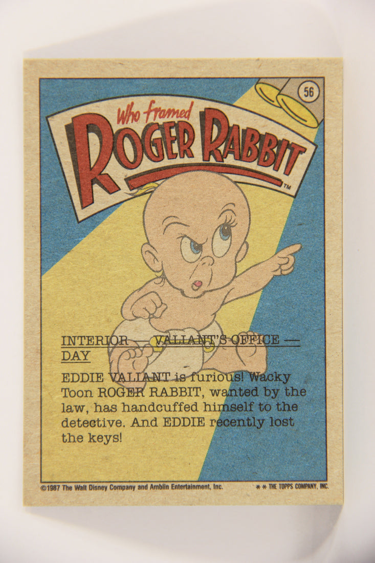 Who Framed Roger Rabbit 1988 Trading Card #56 We're In This Together Eddie ENG L021414