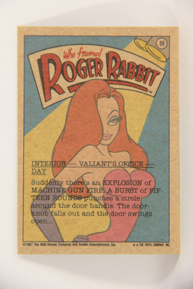 Who Framed Roger Rabbit 1988 Trading Card #59 Oh No It's The Toon Squad ENG L021417