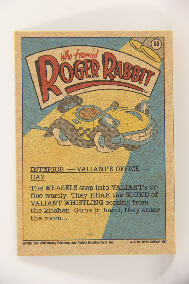 Who Framed Roger Rabbit 1988 Trading Card #60 Those Wily Weasels ENG Topps L021418