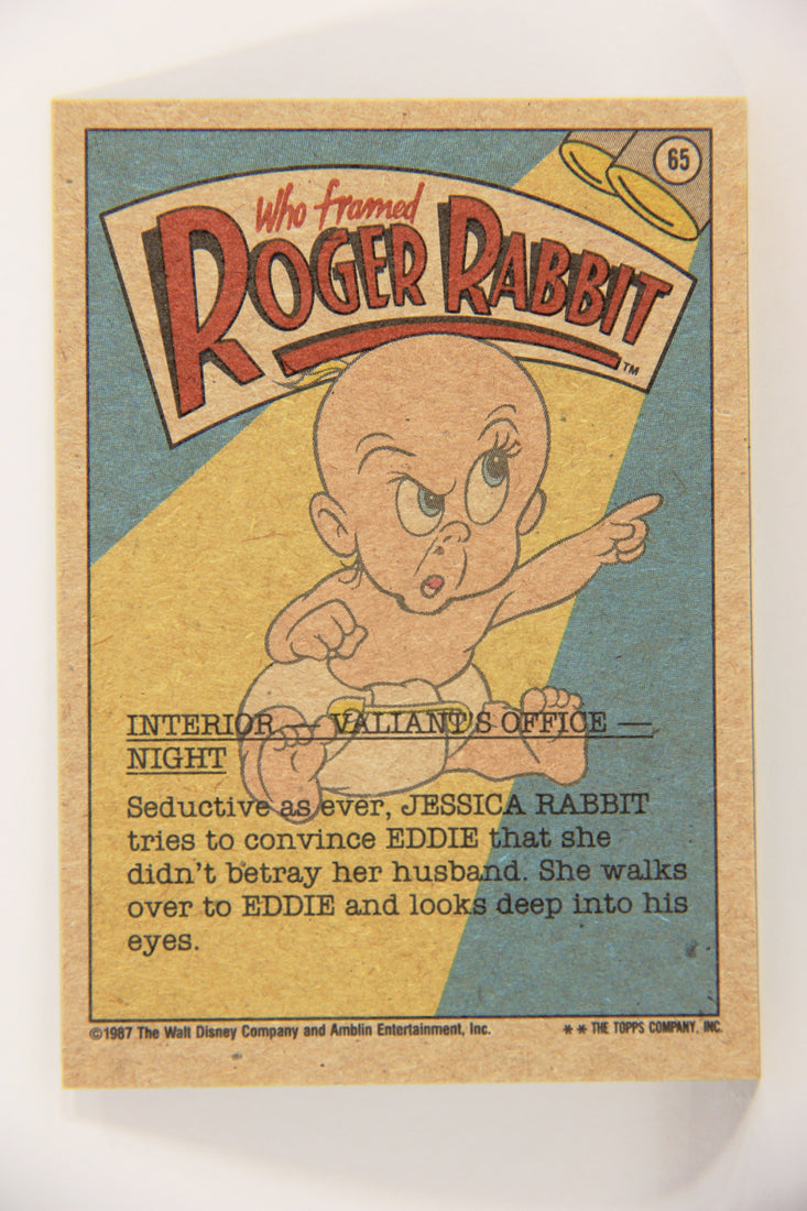 Who Framed Roger Rabbit 1988 Trading Card #65 I'm Not That Kind Of Toon ENG L021423