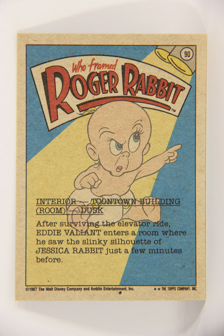 Who Framed Roger Rabbit 1988 Trading Card #90 Jessica Is That You ENG Topps L021447